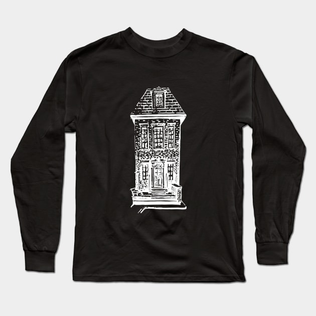 A unique gift for any holiday. Old house. Long Sleeve T-Shirt by ElizabethArt